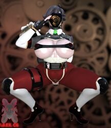 3d big_ass big_breasts big_butt body_modification brainwashing capturecunt_(ibex) drone droneification high_heels hypnosis ibex-cg league_of_legends league_of_legends:_wild_rift mind_break mind_control nipple_piercing nipples short_hair slave submissive submissive_female vaybu vayne