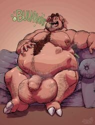 anthro balls big_balls big_penis burping chopangigante digestion digestion_noises domestic_pig ear_piercing fatal_vore genitals hi_res holding_stomach huge_balls huge_cock hyper hyper_balls hyper_genitalia hyper_penis jon_noj male male/male mammal moobs nipple_piercing nipples obese obese_male open_mouth oral_vore overweight overweight_male penis piercing prey_shaped_bulge rumbling_stomach size_difference solo stomach_bulge suid suina sus_(pig) vore weight_gain