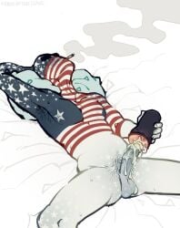 1boy countryhumans cum cum_in_onahole cum_inside ejaculation male male_only masturbation onahole penis semen smoking united_states_of_america_(countryhumans)