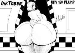 1girls anthro ass big_ass bottom_heavy bubble_butt dat_ass dumptruck_ass fat_ass female female_only five_nights_at_freddy's five_nights_at_freddy's_2 huge_ass inktober large_ass looking_at_viewer looking_back massive_ass mrmelted rear_view solo thick_ass thick_thighs thunder_thighs toy_bonnie_(fnaf) wide_hips