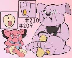 3_toes ambiguous_gender digital_media_(artwork) erection feet foot_fetish foot_play footjob generation_2_pokemon genitals granbull group hashtag hi_res id_number male nintendo number penis pokemon pokemon_(species) pokemon_only secretsableye sex simple_background snubbull tail tapering_penis teeth text toes