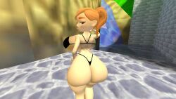 3d 3d_(artwork) ass big_ass big_breasts big_thighs bikini female female_only glitch_productions hand_on_hip human_meggy kaibernation kaitinnae looking_at_viewer massive_ass massive_breasts meggy_spletzer moat orange_hair ponytail purple_eyes smg4 tongue_out