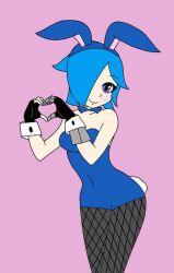 bunny_girl bunny_suit bunnygirl bunnysuit female_only fishnet_pantyhose glitch_productions playboy_bunny playboy_bunny_costume playboy_bunny_leotard playboy_outfit playboy_suit smg4 smile smiling_at_viewer tari_(smg4) tights