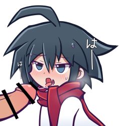 ahoge almaz_von_almadine_adamant blowjob disgaea disgaea_3 male male_only nippon_ichi_software penis puyo_puyo_artstyle stinkyyoverlord toony yaoi young