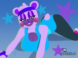 animated anthro beanontoast big_breasts five_nights_at_freddy's five_nights_at_freddy's:_security_breach gym_clothes helpi helpy rule_63 security_breach:_ruin solo yoga yoga_pants