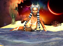 1girls 3d aged_up ahsoka_tano chup@cabra clone_wars clone_wars_ahsoka_(aged_up) female female_only solo star_wars tagme togruta