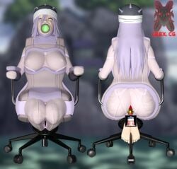 3d big_ass big_breasts big_butt body_modification brainwashing decordame_(ibex) drone droneification dronification female female_only forniphilia ibex-cg mind_break mind_control naruto red_hair slave tayuya