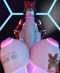 3d big_ass big_breasts big_butt body_modification brainwashing d.va drone droneification dronification female futa_on_female futa_pov futanari high-angle_view high_heels ibex-cg kiriko_(overwatch) mind_break mind_control only_female overwatch penis pov self_upload servoslut_(ibex) slave slutty_outfit