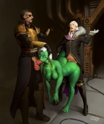 alien anal anal_sex blowjob clothed_male_nude_female completely_nude completely_nude_female femsub imperium_of_man maledom multiple_doms ninelives nude_female_clothed_male oral oral_sex purity_seal spitroast tagme warhammer_(franchise) warhammer_40k