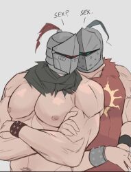 bara crossed_arms duncan_(schlindwein) helmet male male_only muscles muscular no_visible_genitalia schlindwein shirtless tank_top