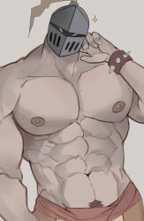 bara helmet male male_only muscles muscular percy_(schlindwein) schlindwein shirtless solo solo_male