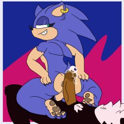 absurd_res anal anus ass bodily_fluids chibitay cum cum_on_penis genital_fluids genitals hi_res penis sega shadow_the_hedgehog sonic_(series) sonic_the_hedgehog sonic_the_hedgehog_(series)