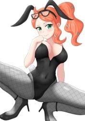 breasts bunny_ears bunny_girl bunnysuit female female_only looking_at_viewer maho_(corotonton5150) nintendo pantyhose pokemon pokemon_ss solo sonia_(pokemon) tagme