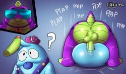 2boys ? alliartist alligator anthro anthro_on_anthro anthro_penetrated anthro_penetrating anthro_penetrating_anthro anus anus_juice ass ass_focus balls blue_body blue_skin bodily_fluids brawl_stars buzz_(brawl_stars) cat_mouth chubby chubby_anthro chubby_male collar confused confusion cute_face dinosaur duo from_front_position gay glasses green_penis horns innocent innocent_expression kaiju kaiju_buzz_(brawl_stars) liquid liquid_body male/male male_only male_penetrated male_penetrating male_penetrating_male mating_press missionary missionary_position missionary_sex naked on_floor onomatopoeia penis penis_in_pussy penis_out plap plap_(sound) purple_body purple_skin pussy question_mark reptile reptile_humanoid shiny_body shiny_butt shiny_skin showing_penis simple_background slime slime_boy squeak_(brawl_stars) standing sunglasses supercell sweaty_body text tongue tongue_out translucent_body variant visible_penis x-ray