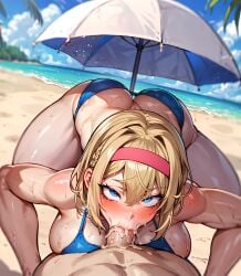 1boy 1girls 2d abs ahe_gao ai_generated alice_margatroid alternate_version_available ass ass_cheeks ass_cleavage bare_shoulders beach belly belly_button bending_forward bending_over bent_over big_ass big_breasts big_penis bikini blonde_hair blowjob blue_bikini blue_eyes blush braid breasts busty cock_hungry curvaceous dat_ass fellatio female forced forced_blowjob forced_fellatio forced_oral hair_ornament hands_on_hip hips hourglass_figure leaning leaning_forward legs lying no_consent oral oral_sex outdoors penis pov rape reverse_forced_blowjob reverse_forced_fellatio reverse_forced_oral reverse_rape saliva shiny_skin short_hair smakiel source sucking_penis sweat thick_ass thick_hips thick_legs thick_thighs thighs touhou tummy umbrella visible_ear visible_ears wet without_consent