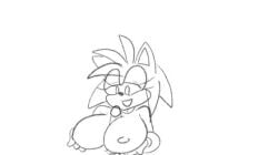 amy_rose animated anthro big_breasts fullmetalsketch furry human human_on_anthro interspecies mp4 no_sound paizuri sonic_(series) sonic_the_hedgehog_(series) tagme video