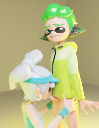 1boy1girl 3d 3d_(artwork) agent_4_(splatoon) blowjob dick fellatio female inkling inkling_boy inkling_girl love marie_(splatoon) marie_(wo262) relationship source_request splatoon splatoon_3 squid_sisters