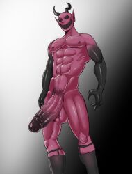 1boy dark_deception demon huge_cock malak_(dark_deception) male male_only solo solo_male