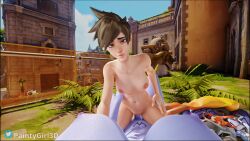 tracer from overwatch by paintygirl3d