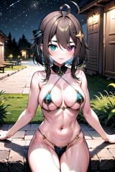 1girls ai_generated bikini eternals_(idol_corp) idol_corp idol_es meica virtual_youtuber vtuber