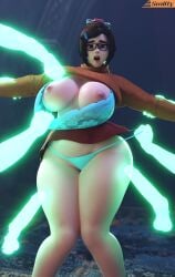 3d 3d_(artwork) big_breasts blender_(software) curvy disrobing eyewear ghost ghost_dicks ghost_hands glasses groping huge_cock human human_on_non-human large_breasts mei_(overwatch) overwatch scooby-doo smitty34 thick_thighs velma_dinkley_(cosplay) voluptuous voluptuous_female