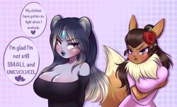 anthro big_breasts breasts eevee female ivee_rose starfish_kitty thick_thighs wide_hips