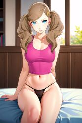 ai_generated ann_takamaki atlus breasts female female_only juninholara21 looking_at_viewer nai_diffusion persona persona_5 solo stable_diffusion