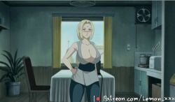 animated big_breasts blush boob_drop boobdrop breasts cleavage female female_focus female_only flashing flashing_breasts lemon_xxx naruto naruto_(series) naruto_shippuden nipples patreon tsunade