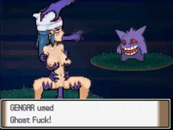 1girls 1pokemon animated beanie blowjob blue_hair breast_grab breasts cum cum_in_pussy cum_inside cum_on_face cum_on_tongue dawn_(pokemon) disembodied disembodied_hand disembodied_hands disembodied_penis facial fellatio female gengar ghost gif groping_breasts hat horror loop male_pokemon/female_human mascara mascara_tears naked_female nude_female oral oral_sex penetration penis pixel_animation pixel_art pokémon_(species) pokemon pokemon_(species) pokemon_dppt pokephilia purple_body rape rape_face spitroast spread_legs turtle_sausage vaginal vaginal_penetration vaginal_sex