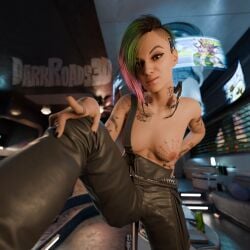 3d cyberpunk_2077 darkroads3d judy_alvarez pov_eye_contact