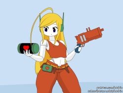 1girls animated ass breast_expansion breasts breasts_bigger_than_head breasts_bigger_than_torso cave_story curly_brace enormous_breasts female female_only gigantic_breasts huge_breasts hyper hyper_breasts immobile massive_breasts solo solo_female top_heavy zedrin