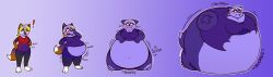 blueberry_inflation female furry inflation instablimp sequence spherical_inflation sunken_head sunken_limbs