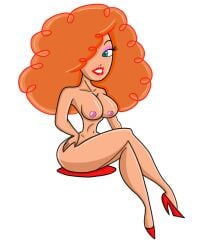 1girls breasts cartoon_network female female_only miss_bellum naked nipples nude nude_female pawg powerpuff_girls red_hair rule34draw sara_bellum