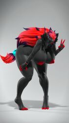 3d big_ass big_breasts breasts bubble_butt domisfm huge_ass huge_breasts pokémon_(species) pokemon pokemon_(species) thick_thighs wide_hips zoroark