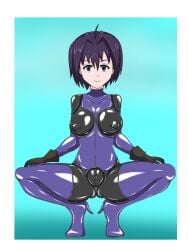 1girls bangs big_breasts black_bodysuit black_skinsuit blue_background blue_eyes bodysuit breasts brown_gloves clitoris elbow_gloves erect_clitoris erect_clitoris_under_clothing erect_nipples erection falis_(murder_princess) female female_focus female_only gloves hair high_heel_boots high_heels latex latex_armwear latex_bodysuit latex_boots latex_breasts latex_clitoris latex_clothing latex_elbow_gloves latex_gloves latex_legwear latex_long_gloves latex_nipples latex_skin latex_skinsuit latex_stockings latex_suit latex_thigh_highs latex_thighhighs latex_vagina legwear long_gloves murder_princess nipples purple_bodysuit purple_elbow_gloves purple_hair purple_latex purple_latex_elbow_gloves purple_latex_thighhighs purple_legwear pussy short_hair skin_tight skin_tight_clothes skin_tight_dress skin_tight_outfit skin_tight_suit skin_tight_thighhighs skintight skintight_bodysuit skintight_clothes skintight_clothing skintight_suit sole_female soles solo solo_female solo_focus spread_legs squatting stray_123 suit thick_thighs thighhighs thighs vagina vaginal_penetration white_background