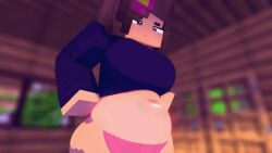 1girls animated belly_inflation big_belly big_breasts bloated_belly breast_expansion breast_inflation expansion female flower_in_hair getting_dressed half-dressed half_naked jenny_belle_(slipperyt) jenny_odd_adventure minecraft mp4 pregnant pregnant_female rumbling_stomach slipperyt sound sound_edit sound_effects stomach_noises tagme thick_thighs video wide_hips