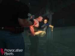 1girls 2boys 3d animated arms_behind_back arms_tied_behind_back ass barefoot big_breasts bondage bottomless bound_wrists busty camera captured captured_heroine chained_wrists clothed_sex female hands_behind_back hands_tied_behind_back hourglass_figure lara_croft lara_croft_(classic) light-skinned_female long_hair low_poly male mature_female mature_male penetration penis provocative_pixels rape recording restrained restraints sex sound suspended_congress tagme tattoo tied_up tomb_raider tomb_raider_remastered vagina vaginal vaginal_penetration vaginal_sex video wetsuit wide_hips