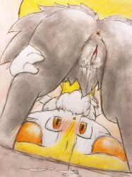 after_sex after_vaginal anus ass blush braixen colored creampie dripping dripping_cum dripping_pussy eiroru female female_only female_pokemon feral feral_only feral_pokemon fluffy fluffy_chest fox fox_tail fur furry generation_6_pokemon looking_at_viewer looking_down orange_eyes pokémon_(species) pokemon pokemon_(species) pokephilia pussy pussy_juice rear_view simple_background solo spread_legs three_fingers vagina wet wet_pussy yellow_body yellow_fur