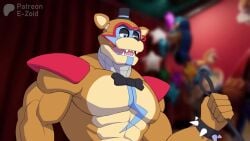 anal anal_sex animated anthro e-zoid five_nights_at_freddy's five_nights_at_freddy's:_security_breach furry gay glamrock_bonnie_(fnaf) glamrock_freddy_(fnaf) longer_than_10_seconds male male_only moaning mp4 muscular muscular_male sound tagme video yaoi