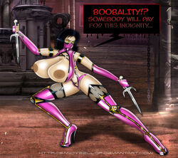 2d fatality huge_breasts mileena mileena_(mk9) mortal_kombat mortal_kombat_(2011) tagme