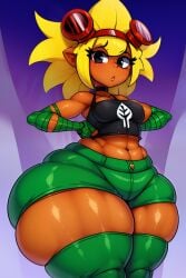 ai_generated ass_bigger_than_head ass_focus big_ass clothed female female_only huge_ass hyper_ass levith890 nipples_visible_through_clothing plants_vs_zombies solar_flare_(peargor) solar_flare_(pvz)