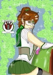 bimbo bishoujo_senshi_sailor_moon clothing corruption dark_persona female latex lips makoto_kino panties revealing_clothes sailor_jupiter see-through see-through_clothing skirt small_breasts stockings xxfreeartistsxx