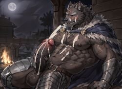 ai_generated blaidd_(elden_ring) elden_ring fromsoftware furry leo_ai_art male male_only tagme