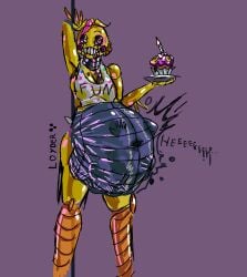 toy chica (fnaf) from five nights at freddy's by loyderousthefirst