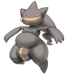 banette bedbumps chubby crotch_zipper ghost plushie plushophilia pokeharlot pokemon pokemon_(species) shindere zipper zipper_mouth