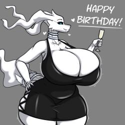 big_breasts breasts dragon female_dragon female_pokemon huge_breasts jigglephysics pokémon_(species) pokemon reshiram thick_thighs wide_hips