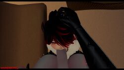 3d animated blowing blowjob blowjob_face female nsfw nude red_eyes red_hair succubus sucking sucking_penis tagme throat_fuck throatpie video vr vrchat wundervrc