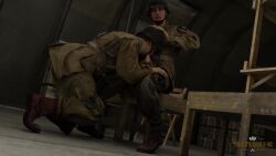 3d airborne animated blowjob gay gay_sex helmet male male/male male_only mp4 oral oral_sex paratrooper soldier soldiers sound tagme tommys_eagle_hq uniform video world_war_2