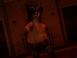 1girls 3d 3d_(artwork) animatronic anthony_blender arm_on_hip ass axolnotnow baby_(fnafsl) big_ass big_breasts big_butt big_nipples black_hair black_lipstick bow bracelet breasts butt_crack circus_baby circus_baby_(fnaf) circus_mommy circus_mommy_2.0_(anthony_blender) digital_media_(artwork) five_nights_at_freddy's five_nights_at_freddy's:_sister_location fnaf glowing_eyes goth goth_baby goth_girl hand_on_hip hoop_earrings jewelry looking_at_viewer looking_back looking_back_at_viewer nipples pearl_necklace purple_eyes robot_girl round_ass ruined_makeup scottgames tagme tall_female thick_ass thick_thighs thighhighs thighhighs_only twintails voluptuous_female white_body white_pupils white_skin wide_hips wide_thighs