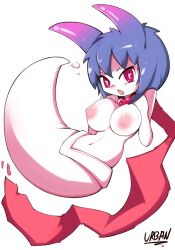 breasts disgaea disgaea_d2 laharl laharl-chan large_breasts monster_girl nippon_ichi_software sea_angel_(disgaea) topless topless_female urban-centre